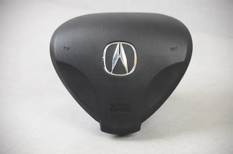 Black Acura steering wheel airbag with 560690BK Speedfx -6AN blk swivel coupler