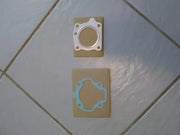 Two engine gaskets for 560825 Speedfx -8Anx3/8 Nptf Blu Flar To Pipe Tee