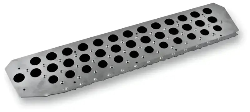 Perforated metal step with 561031BK Speedfx -10AN Bulkhead Nut in black