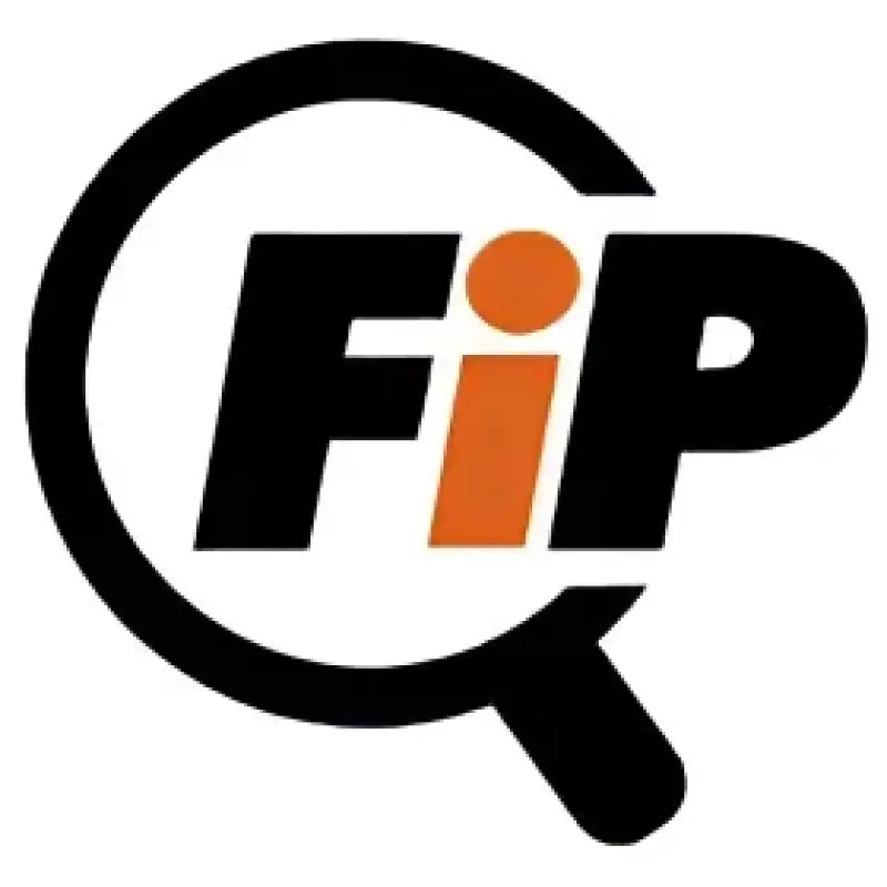 Logo with magnifying glass and letters for 561032 Speedfx -10An Blu St Bulkhead Flare