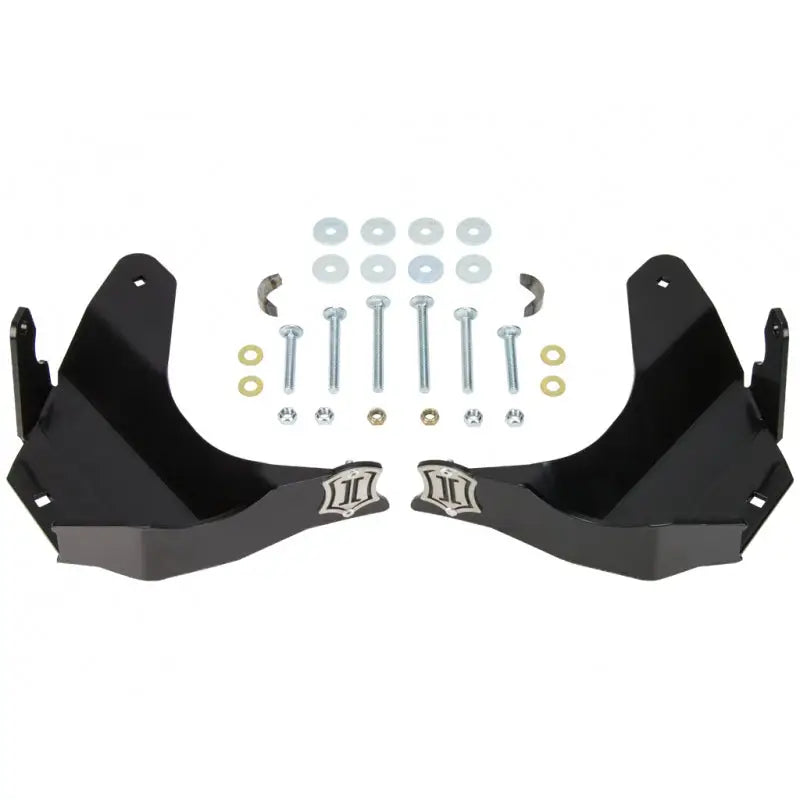 56107 Icon Skid Plate Kit for undercarriage protection, robust design, easy installation, shields from rough terrain and debris.