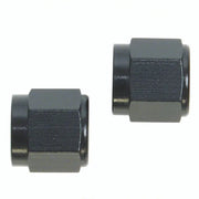 Two black hose fittings for 561218BK Speedfx -12AN tube nut quick connect