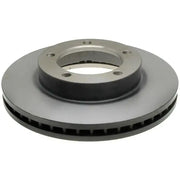 Gray metal brake rotor from Raybestos Disc Rotr for smooth braking performance