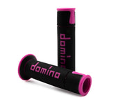 Domino Racing A450 Road Racing Grips A45041C4340B7-0 - Black Fuchsia Pair