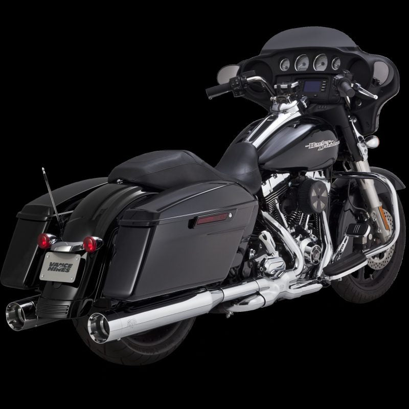 Vance and Hines Harley Davidson Oversized 450 Slip-Ons - Chrome - 16549