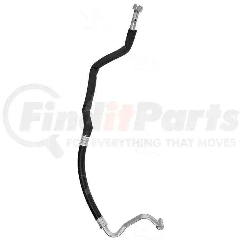 Black and silver Four Seasons Suction Line Hose for easy AC maintenance