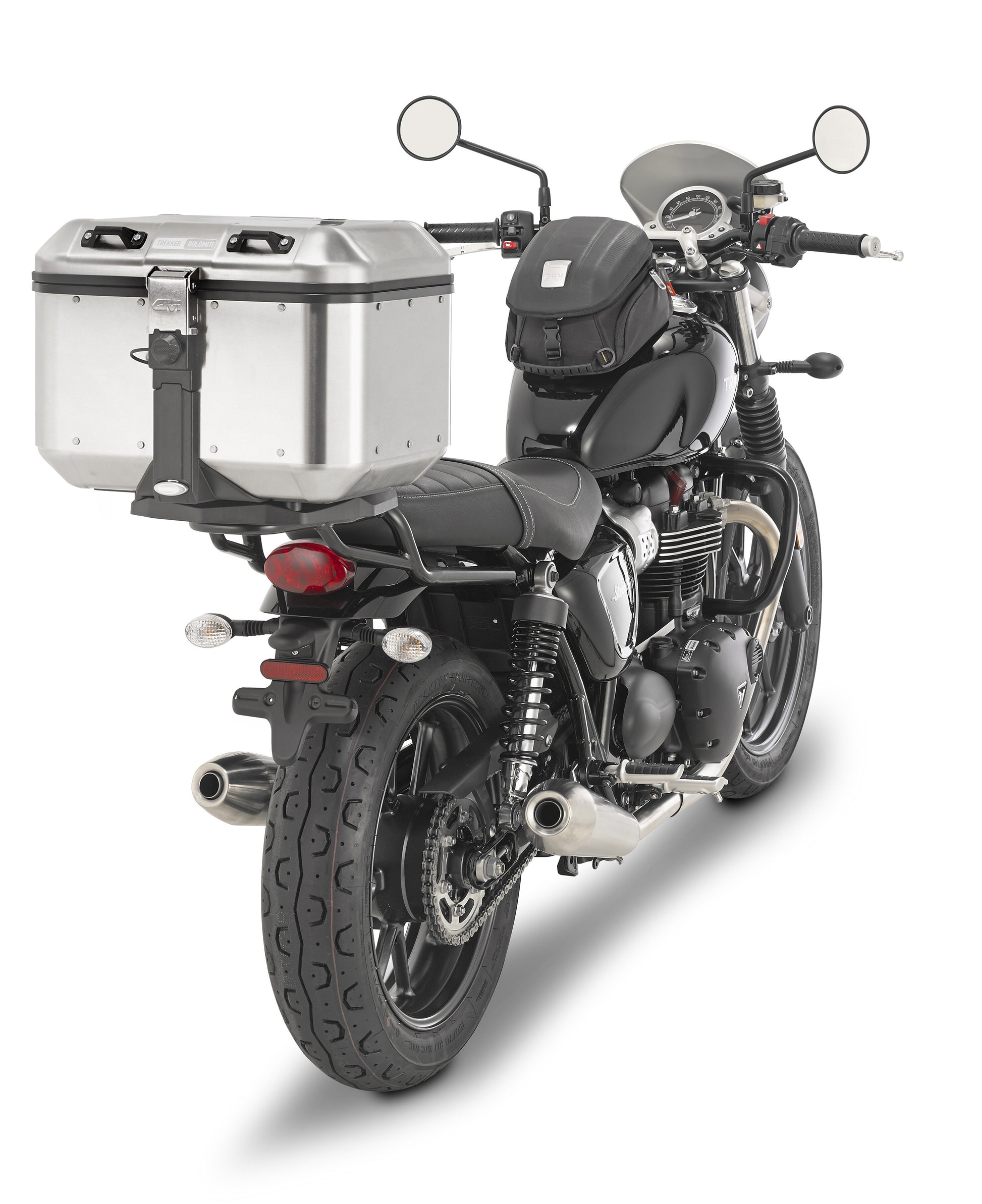 Givi Dolomiti Monokey 46 L Top Case Luggage DLM46A - Silver 46L