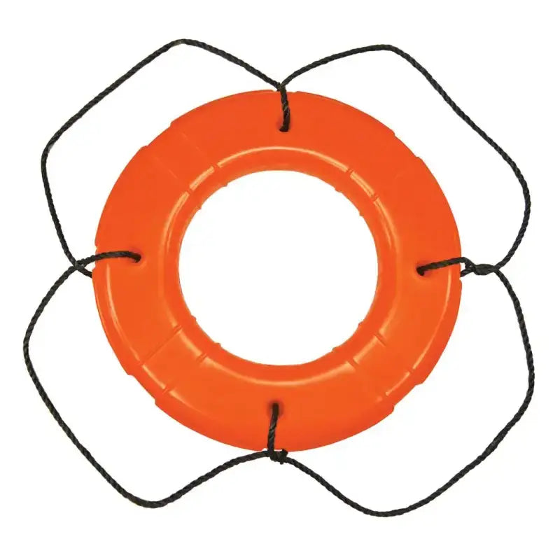 569 Taylor Made 24' Orange Polyethylene Shell Life with ergonomic handles and vibrant color for enhanced safety.