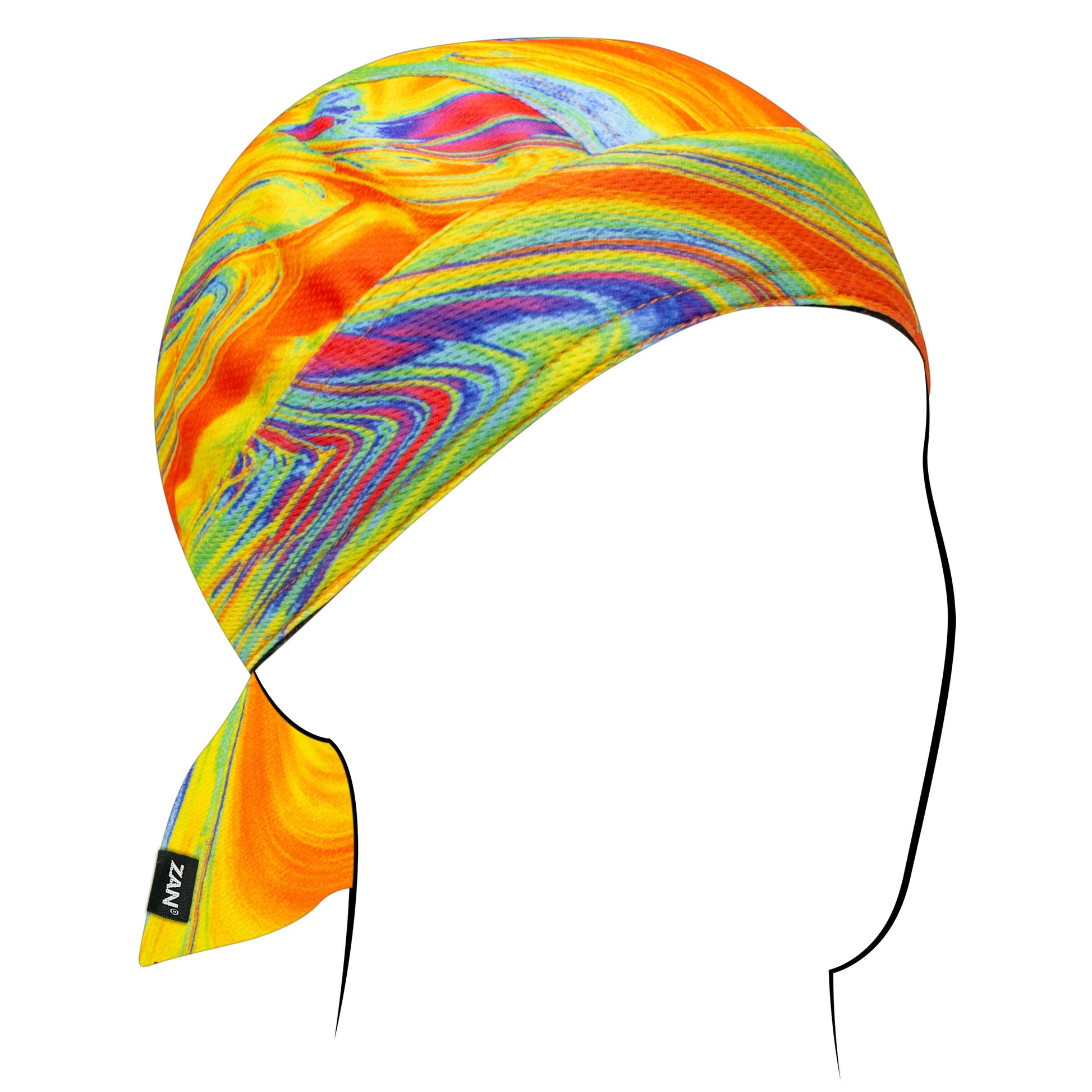 ZAN Poly Micromesh Thermal Flydanna Headgear ZM595 - Thrml Skull