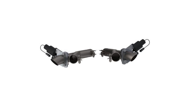 QTP 520511 QTP 11-18 Dodge Durango 5.7L 2.5in 304SS Aggressor Cutout Dual Mid Pipes
