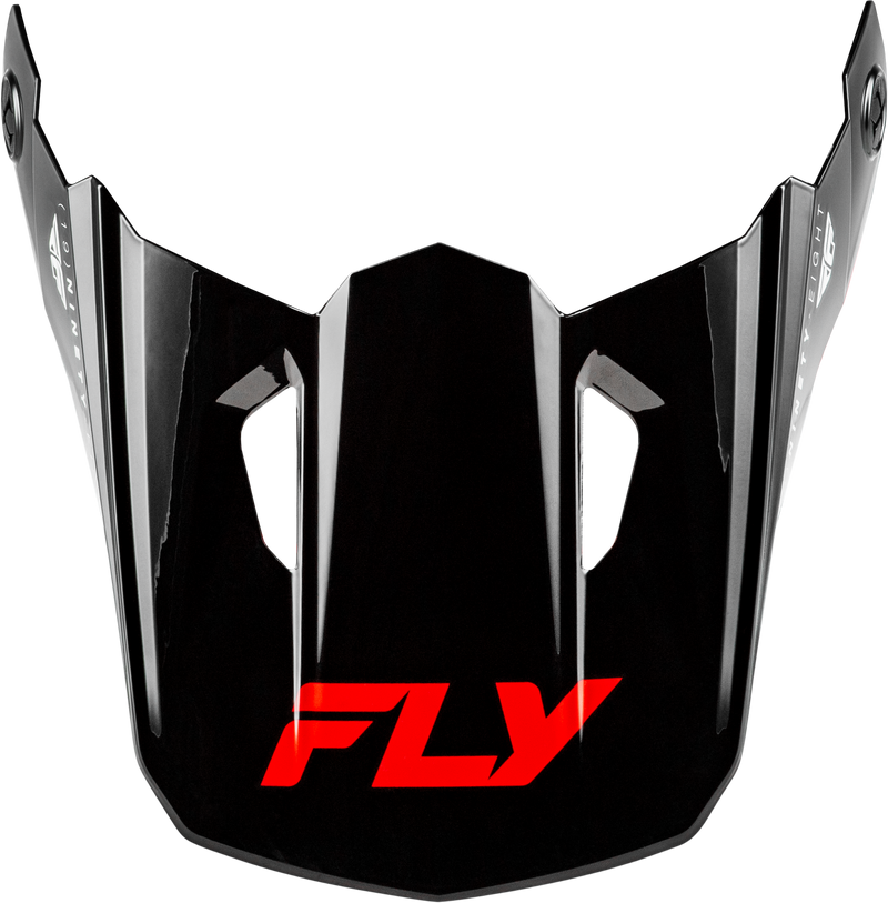 Kinetic Verdict Helmet Visor Black/Red/White Xs