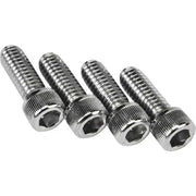 HARDDRIVE 57-0023-4 Allen Bolts Chrome 4/Pk For Handlebar Clamp
