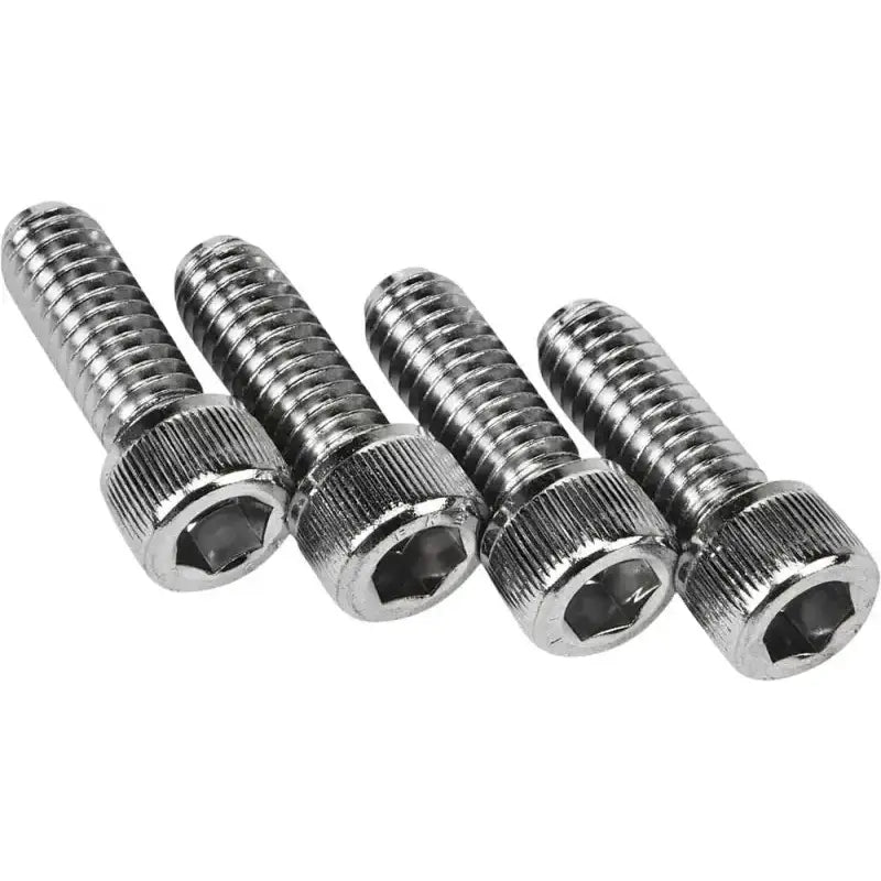 HARDDRIVE 57-0023-4 Allen Bolts Chrome 4/Pk For Handlebar Clamp
