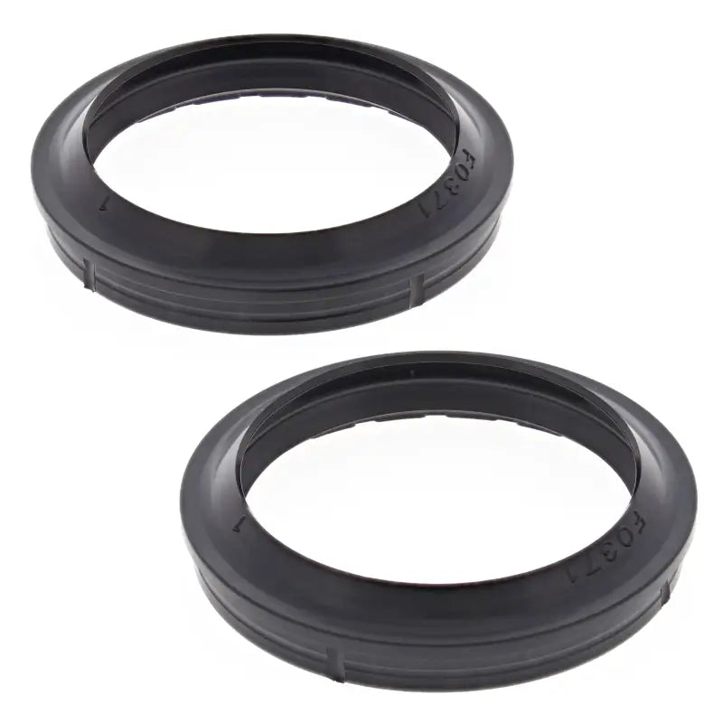 Black rubber rings from 57-106 Fork Dust Seal Kit for better fork dust protection