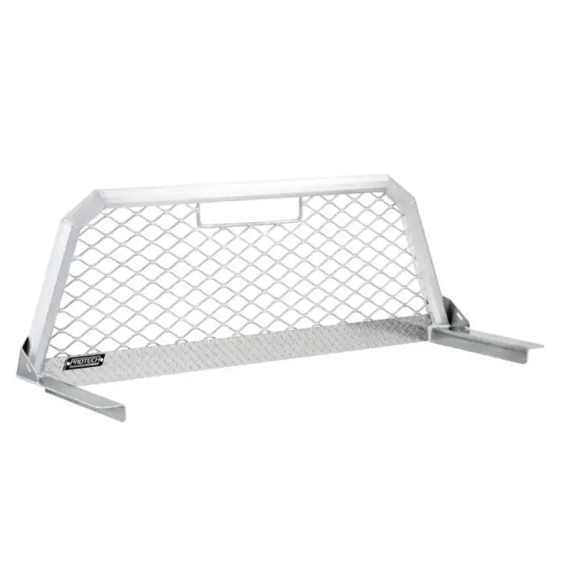 Protech Cabrack silv1500 mesh aluminum truck bed rail cover with diamond plate texture and silver powder coat for optimal airflow