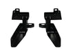 Pair of black metal brackets for Westin HLR parts kit and accessory set
