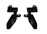 Pair of black metal brackets for Westin HLR parts kit and accessory set