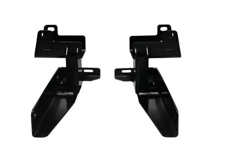 Pair of black metal brackets for Westin HLR parts kit and accessory set