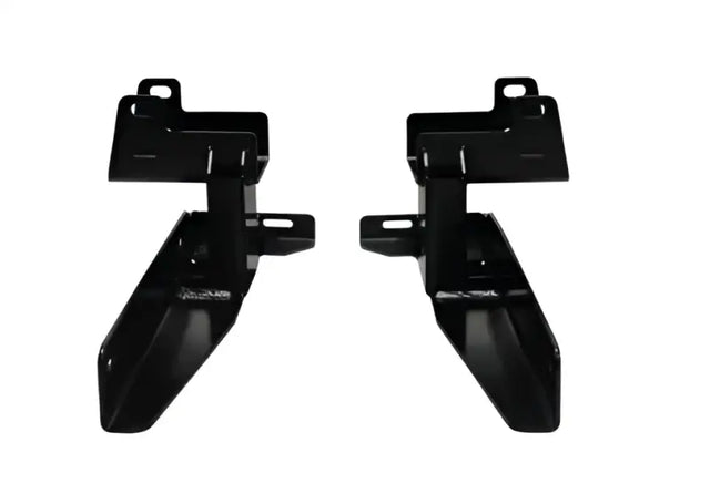Pair of black metal brackets for Westin HLR parts kit and accessory set