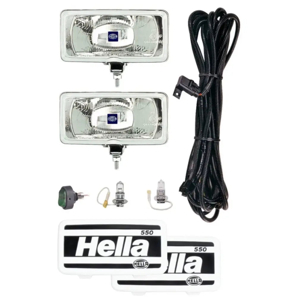 Hella 005700691 5700691 Hella 550 Series 12V/55W Halogen Driving Lamp Kit