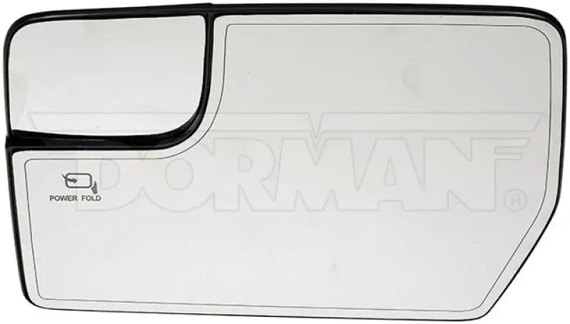 57089 Dorman Plastic Backed Mirror Glass