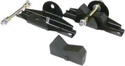 Black metal and rubber ski mount kit with bolts for Ski Mount Kit A/C installation