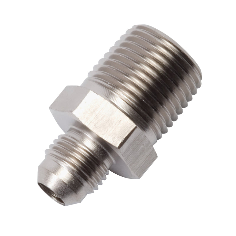 Russell 670151 Russell Performance -6 AN to 1/2in NPT Straight Flare to Pipe (Endura)