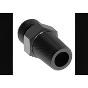 Black threaded metal adapter for -6AN hard tube fitting in Speedfx product lineup