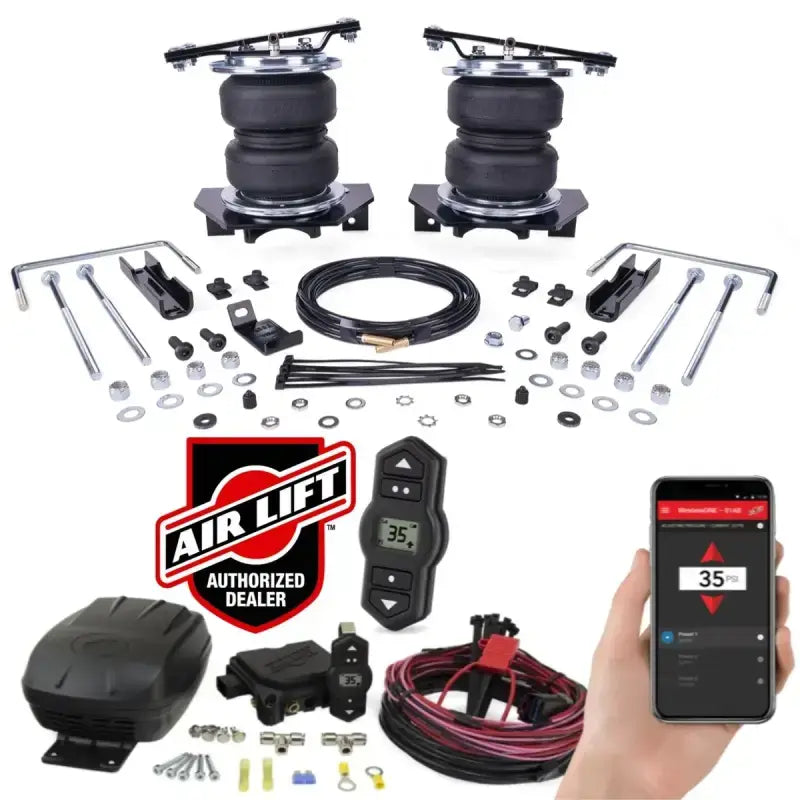 57354 Air Lift suspension kit for 2023 F 250 and F 350 Super, ideal for heavy loads and towing, includes components for superior support and ride stability, perfect for RV, automotive, powersports, off-road, marine, exterior, truck accessories, interior, truck bed, rv parts. Suspension,AVADA - Best Sellers,Must Haves