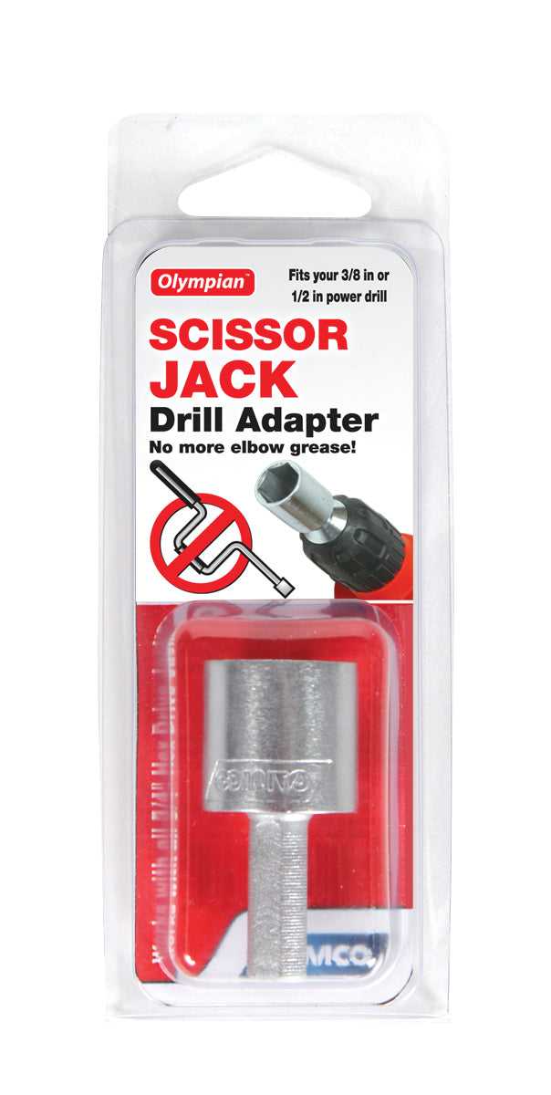 57363 Camper Jack Crank Drill Bit Adapter