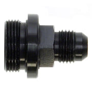 Black metal threaded adapter for Holley carb 574068BK Speedfx fitting upgrade