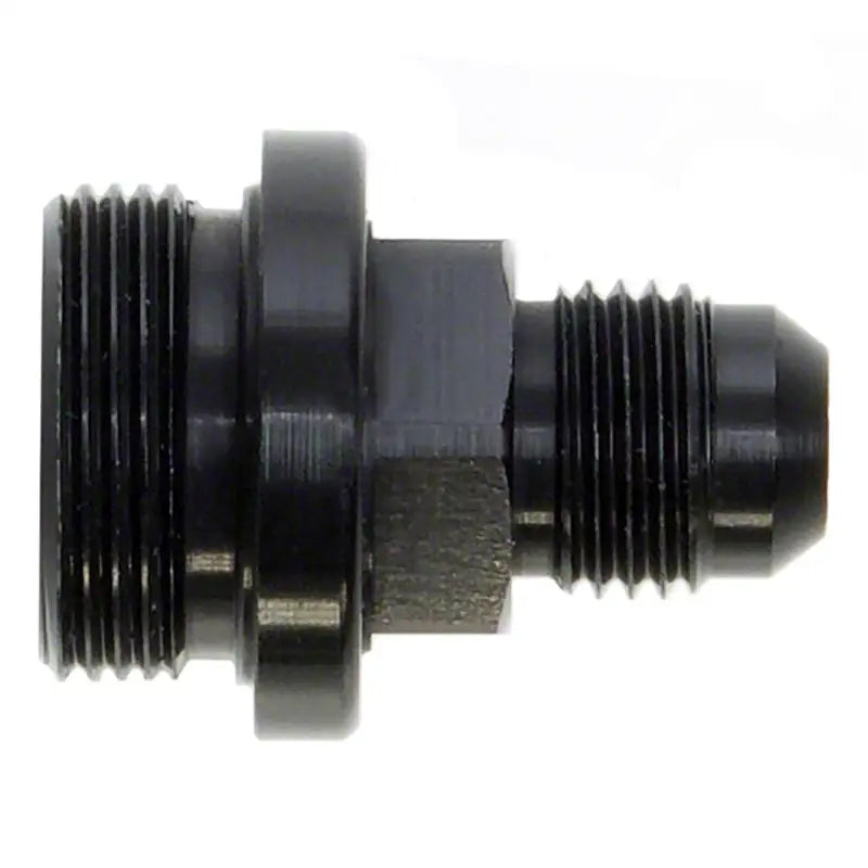 Black metal threaded adapter for Holley carb 574068BK Speedfx fitting upgrade