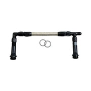 575114B Speedfx -8An Blk Dual Inlet Holley 4500 - Carburetor Fuel Line