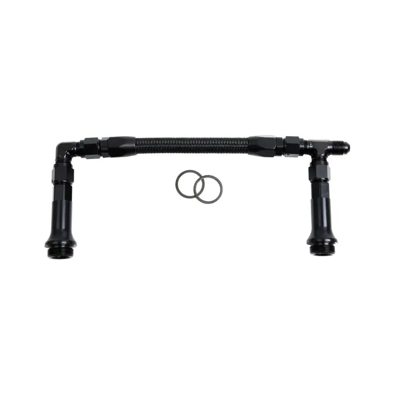 575114BK Speedfx -8An Blk Dual Inlet Holley 4500 - Carburetor Fuel Line