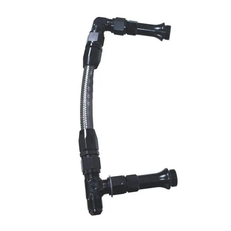 575115B Speedfx -8An Blk Dual Inlet Holley 4150 - Carburetor Fuel Line