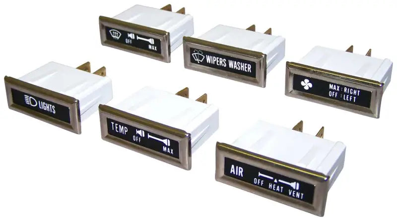 5752813K Crown Automotive Dash Indicator Light Set With 1 Of Each