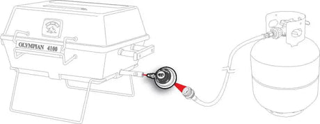 57626 Barbeque Grill Temperature Control Valve