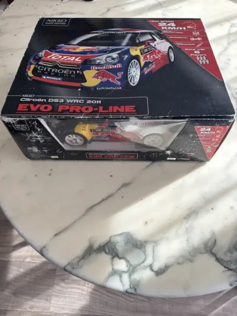 Citroen DS3 WRC 2011 EVO PRO-LINE toy car in box with Blu Fuel Cell -6AN setup