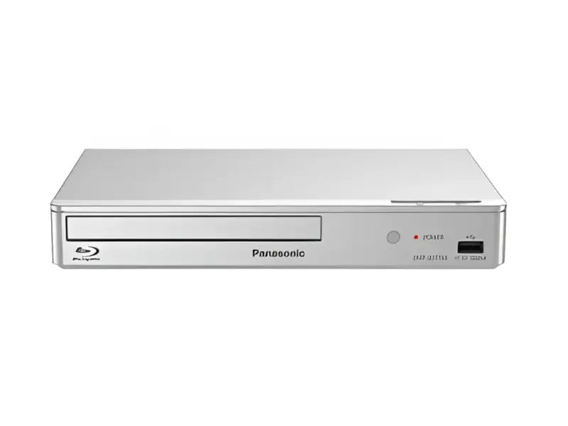 Silver Panasonic Blu-ray player in the 579012 Speedfx -12AN Blu Fuel Cell Bulkhead