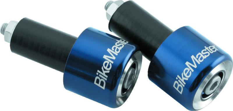 Bike Master 152129 BikeMaster Anodized Aluminum Barend Pair - Blue - 152129