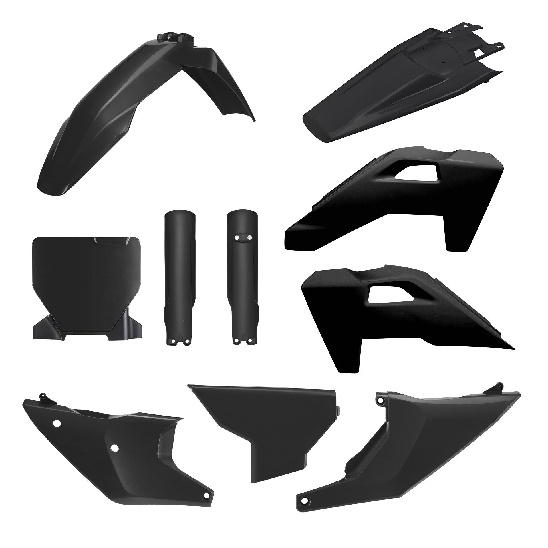 Polisport Full Plastic Kit Body 91644 - Black