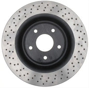 Drilled Raybestos Disc Brake Rotor for vehicle stopping power and performance