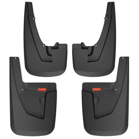 Husky Liners 58046 Husky Liners 19-20 RAM 2500/3500 w/o OEM Fender Flares Custom Front & Rear Mud Guard Set - Black