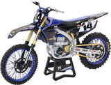 NEW-RAY 58333 1:12 Scale Yamaha Factory Team Yz450 Dylan Ferandis #14