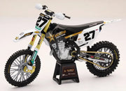 NEW-RAY 1:12 Scale Rockstar Husqvarna Team Fc450 Malcolm Stewart #27 for Powersports