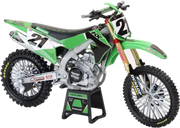 58413 New-Ray 1:12 Scale Kawasaki Factory Team Kx450F Jason Anderson #21 