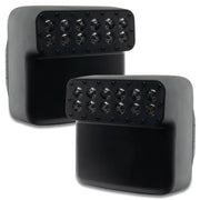 Two black LED lights from the 5855-001 Oracle Light for Jeep JL/JT side mirrors