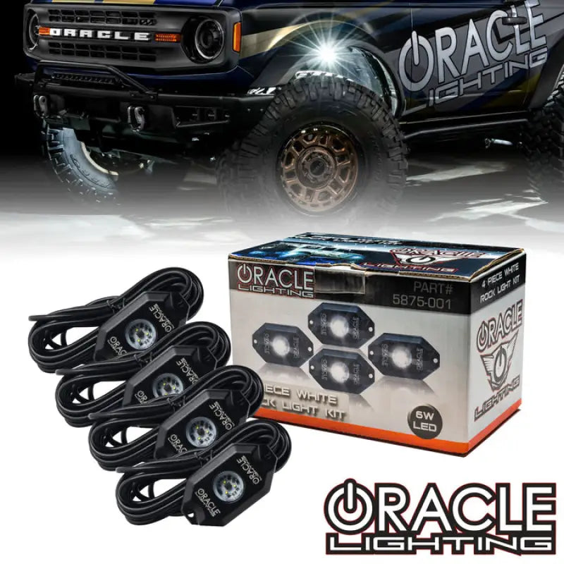 Oracle Lighting Rock Light Kit for Wheel Well in White, 4 pieces, model 5875-001
