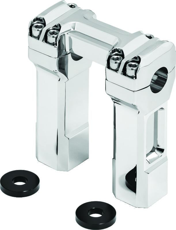 Kuryakyn 6133 Kuryakyn 5inch Billet Handlebar Risers Chrome - 6133