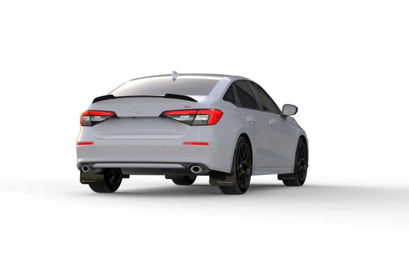Rally Armor MF90-UR-BLK/RD MF90-UR-BLK/RD Rally Armor 2022 Honda Civic (Incl. Si/Sport/Touring) UR Black Mud Flap w/ Red Logo